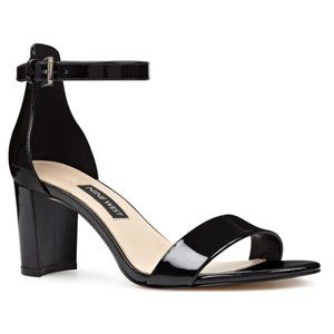 NWT Women's Pruce Ankle Strap Block Heel Sandals - Black 9M